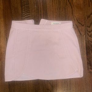 Pacsun pink short mini skirt with corduroy material